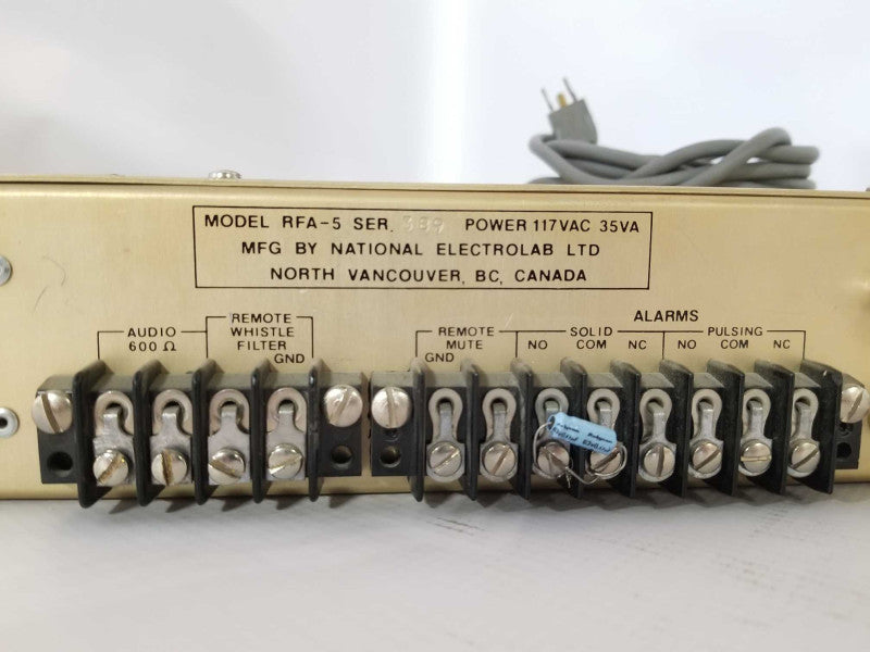 rfa-5 amplifier national electrolab _