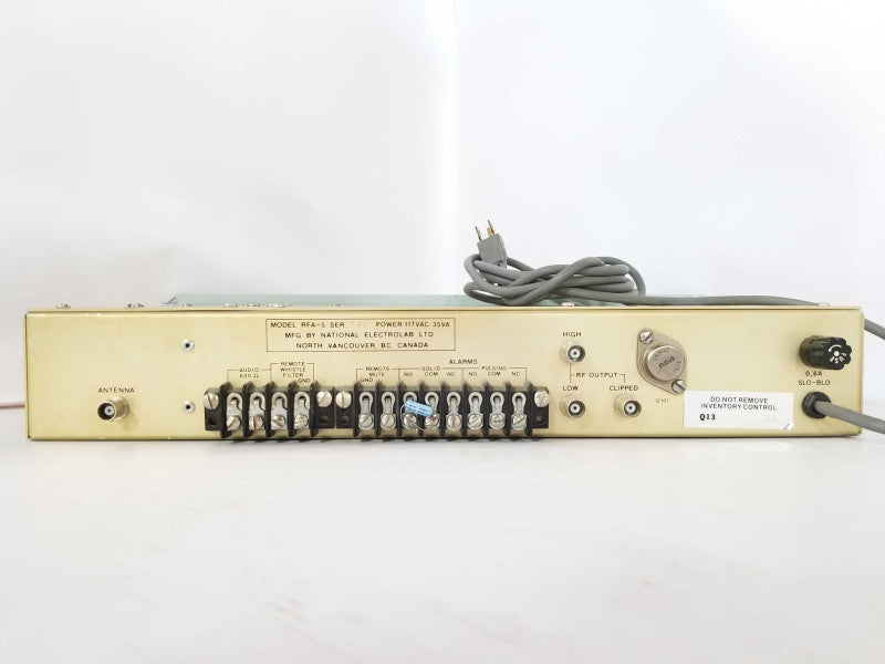 rfa-5 amplifier national electrolab _