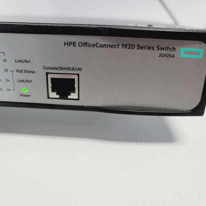 HP 1920-24G-PoE+ 180W Networking Ethernet Switch HP JG925A HP 24-Port =