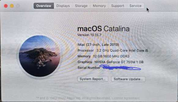 Apple iMac Late 2013- i5-4570 @ 3.20GHz 12 GB RAM NVIDIA GT 755M / READ #