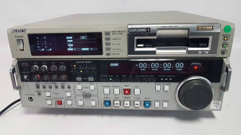 sony DSR-2000 digital video cassette recorder - READ #