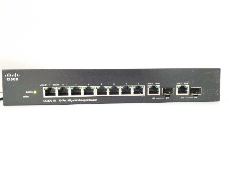 Cisco SG300-10 10-Port Gigabit Managed Switch _