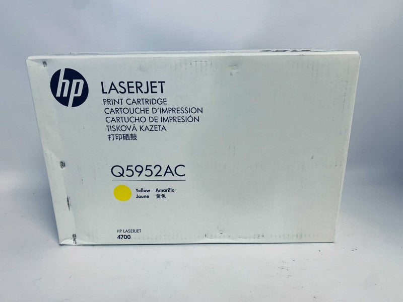 Brand New Sealed HP 643A Q5952AC Yellow Toner Cartridge for 4700 =