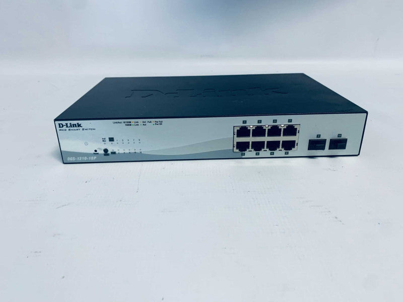 D-LINK DGS-1210-10P Smart Managed 10-Port PoE Gigabit Switch =