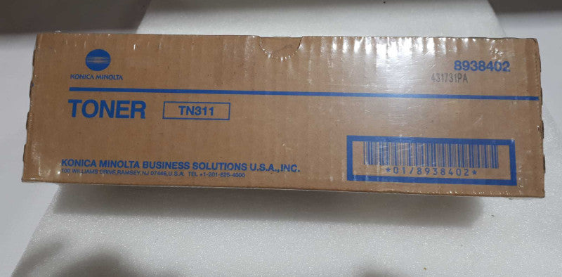 Konica  TN311 8938-402 Black Toner Cartridge Genuine OEM Brand new sealed Q&