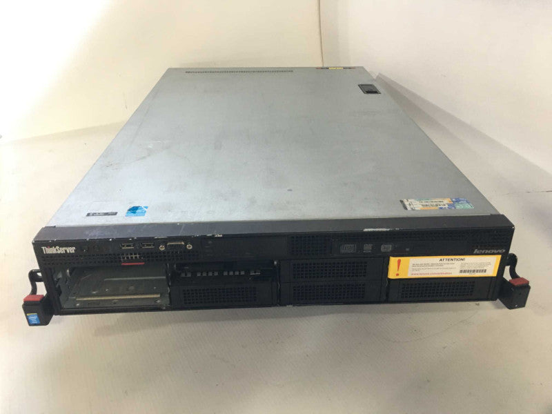 Lenovo Thinkserver RD640 Xeon E5-2609 V2 @ 2.50ghz 28gb ram 9240-8i Raid 1xPS