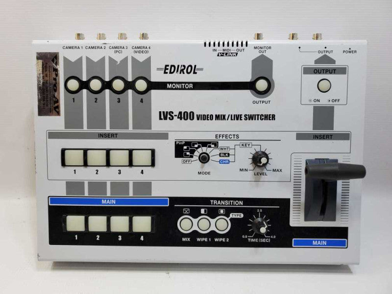 Roland Corp Edirol LVS-400 Video Mixer Live Switcher [Read] |