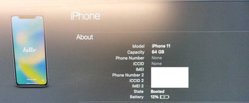 Apple iPhone 11 - 64 GB - Gray [Read] (