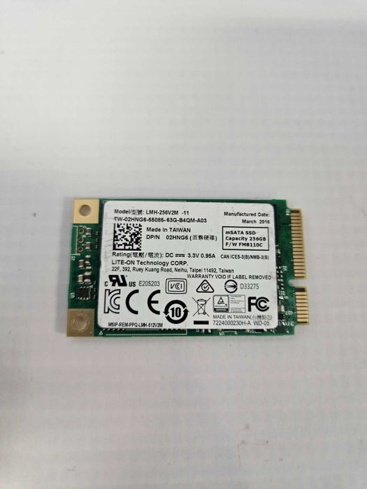 1 x 256GB MSATA - Assorted Manufacture\\'s; Samsung, SK Hynix or SanDisk Q)