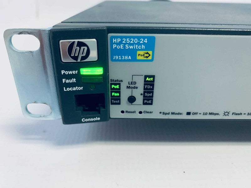 Network Switch HP ProCurve J9138A - 2520-24-PoE - 10/100 =