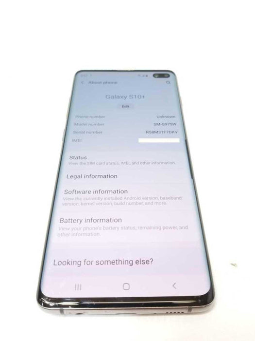 Samsung Galaxy S10+ SM-G975W 128gb Unlocked Black [Read] (