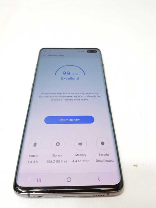 Samsung Galaxy S10+ SM-G975W 128gb Unlocked Black [Read] (