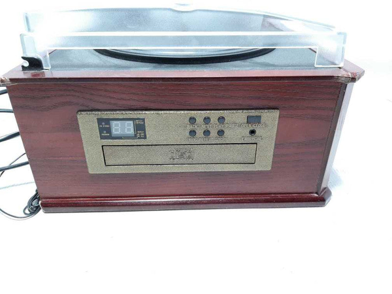 Sylvania SRCD838 5-in-1 Compact CD Shelf System - Radio Aux Cassette Phono |