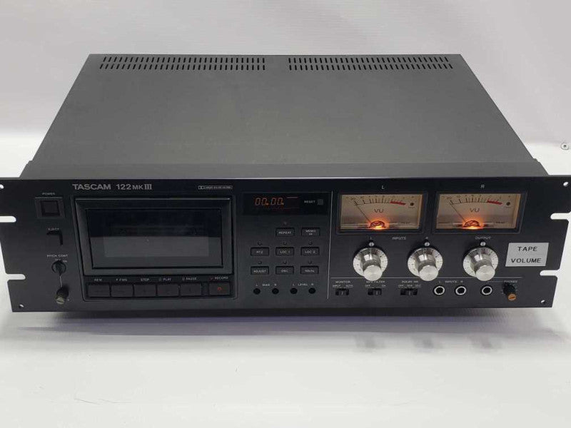 Tascam 122 MKIII Rackmount Cassette Deck - READ #