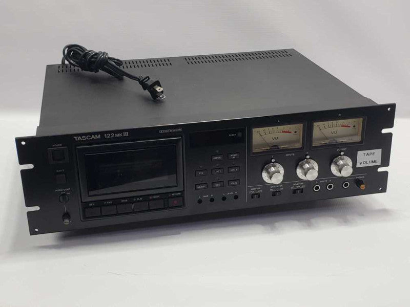 Tascam 122 MKIII Rackmount Cassette Deck - READ #