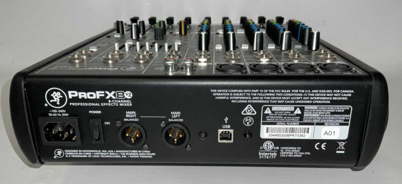 ProFx 8 v2 8-Channel Professional Effects Mixer  -