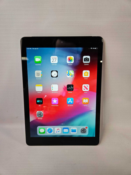 Apple iPad Air Wi-Fi/Cellular 128GB Unlocked A1475  *READ* )