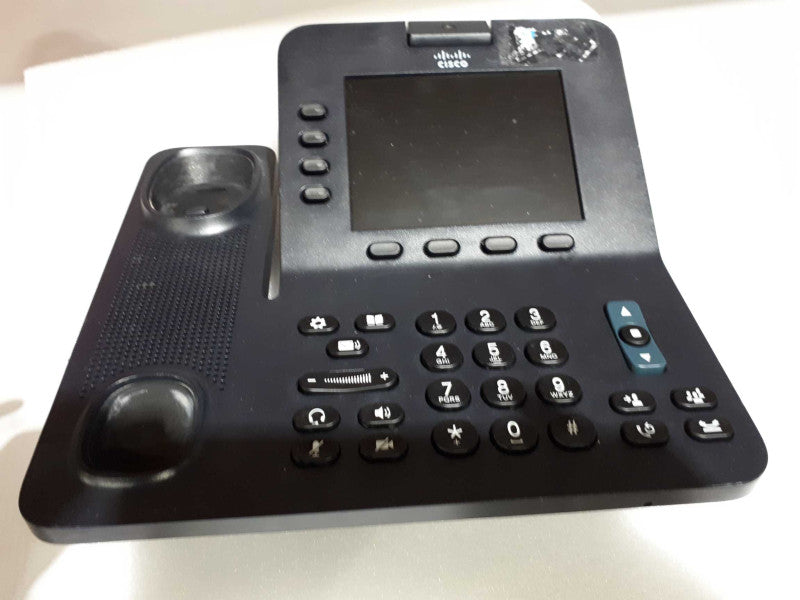 Cisco CP-8945 Unified 4-Line IP Corded Telephone- No hand set Q&