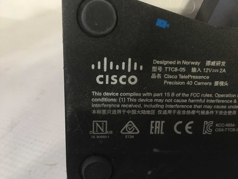 Cisco Telepresence Precision 40 Camera TTC8-05