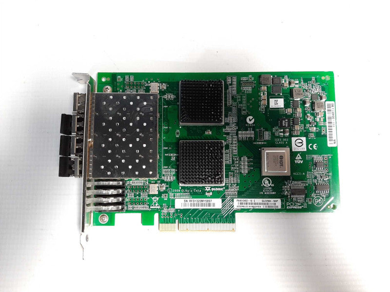 QLOGIC QLE2564-NAP FC Quad-port 8 Go PCIe x8 Network Adapter NA 111-00481+b0 FP Q$