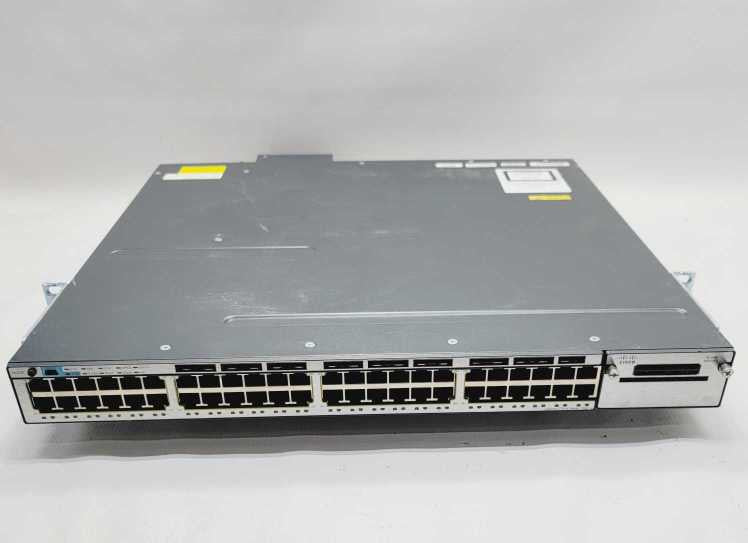 Cisco Catalyst WS-C3750X-48PF-S 48 Port Gigabit PoE 1100W PSU Network Switch #