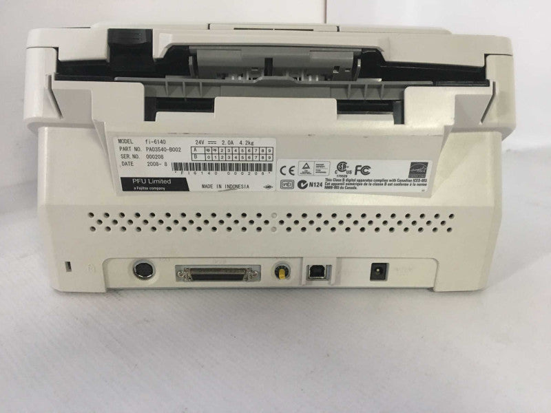 Fujitsu Fi-6140 High Speed 600 DPI Duplex Document Scanner USB 2.0