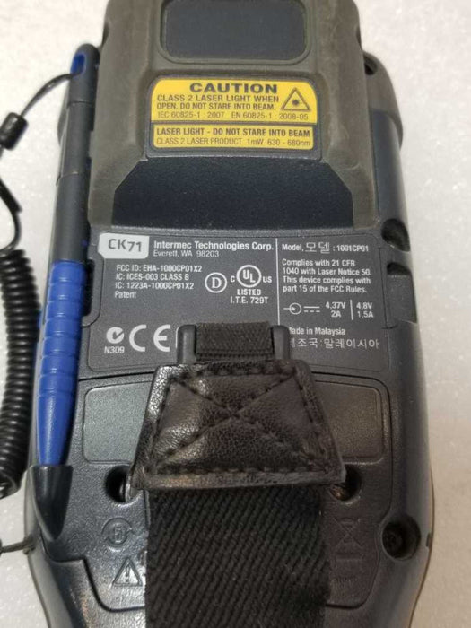 Intermec CK71 Barcode Scanner with Battery/Stylus, Powers on, Read _ #