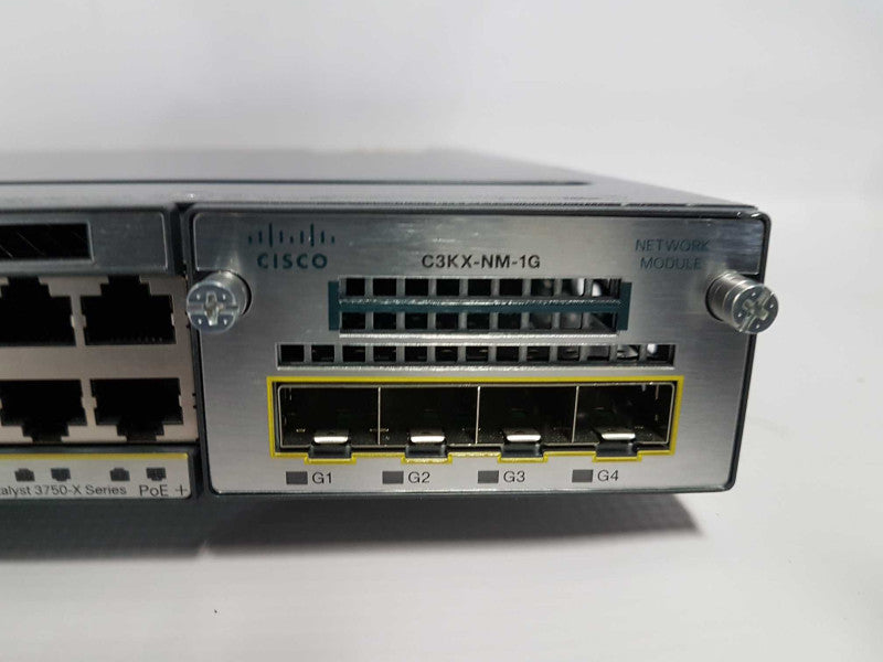 Cisco Catalyst 3750-X series PoE+ Gigabit switch WS-C3750X-48P-S - Fact Reset #