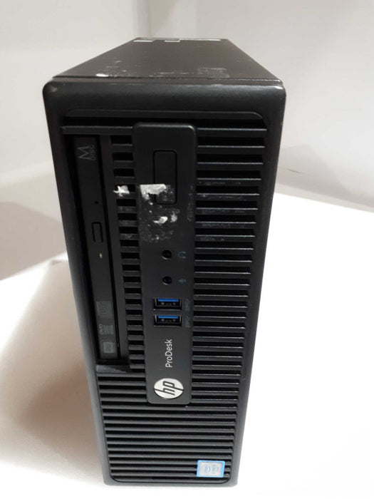 HP ProDesk 400 G3 SFF - i3-6100, 4GB RAM PC4 500GB HDD see notes &