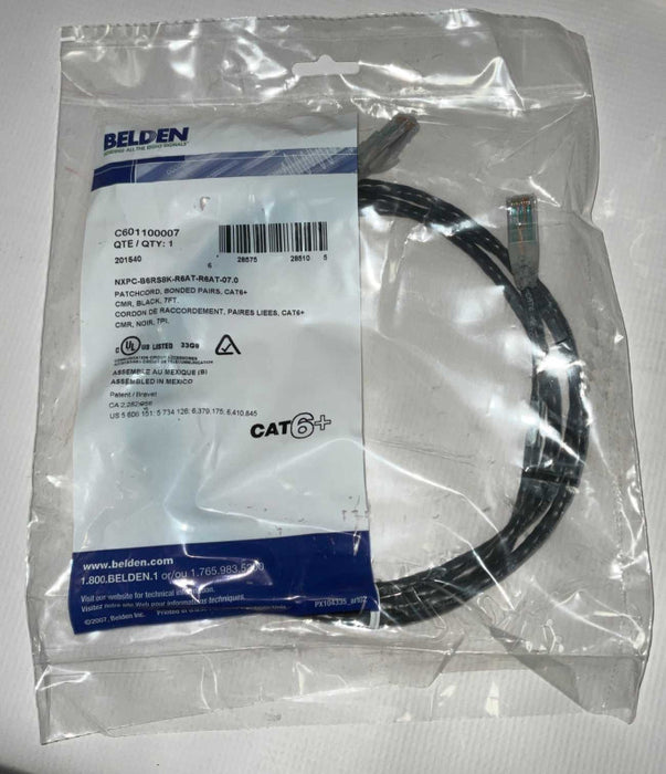 NEW Belden 7FT CAT6+ ethernet patch cord  Q-