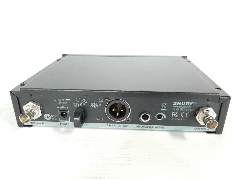Shure SLX4-H5 Wireless Receiver H5 518-542 MHz  $