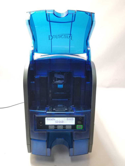 Datacard SD160 PX10 Single Side Photo ID Card Printer System.Read #