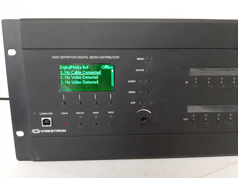 Crestron DM-MD8X8 DigitalMedia Matrix w/ DMCO-55, 2x DMC-HD, DMC-C, DMCO-30 _