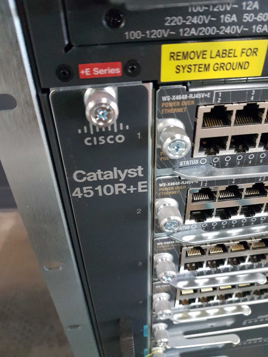 Cisco Catalyst 4510R+E Chassi W/ Modules - read below #