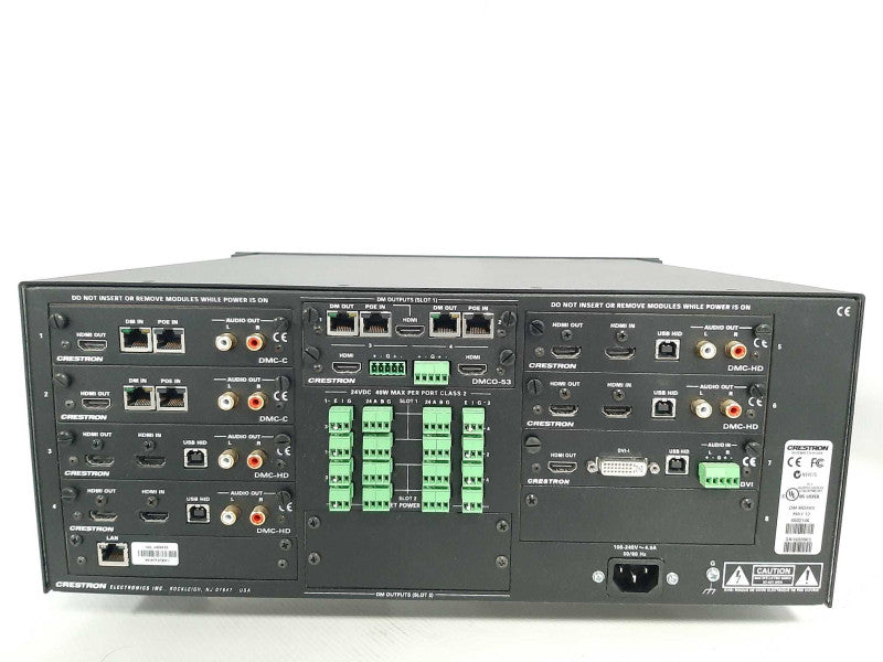 Crestron DM-MD8X8 DigitalMedia Matrix w/ 4x DMC-HD, 2x DMC-C,  DMCO-53 _