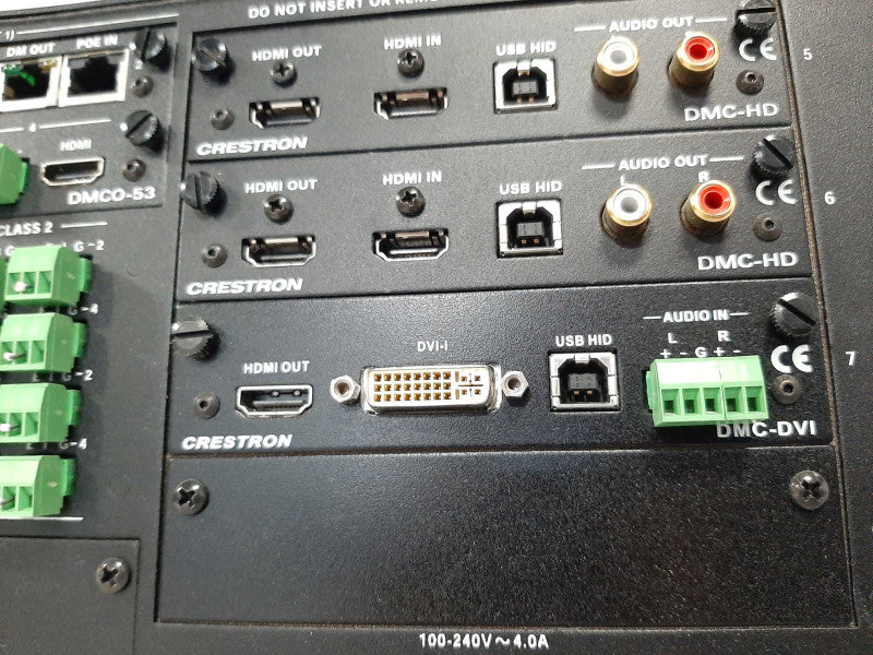 Crestron DM-MD8X8 DigitalMedia Matrix w/ 4x DMC-HD, 2x DMC-C,  DMCO-53 _