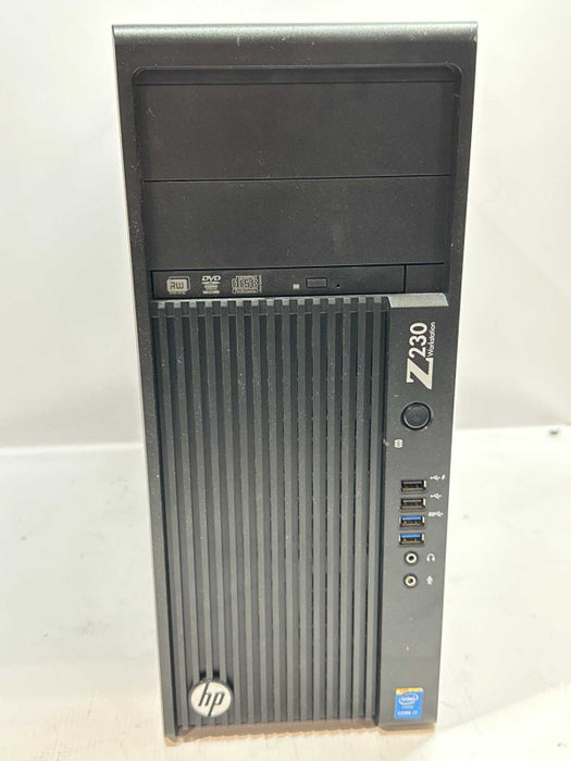 HP Z230 - Intel Core 4C i7-4790@3.60GHz, 32GB@1600MHz Q