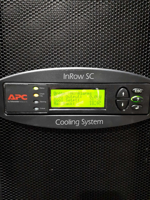 APC InRow SC, 300mm, ACSC100 300mm Air Cooled System Rack-Read notes &