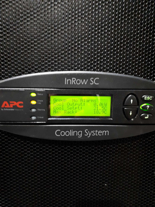 APC InRow SC, 300mm, ACSC100 300mm Air Cooled System Rack-Read notes &