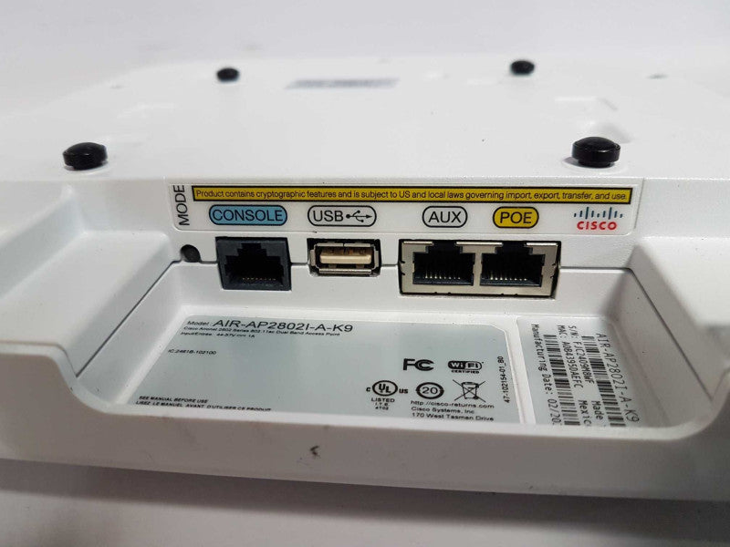 Cisco AIR-AP2802I-A-K9 wireless access point - Factory Reset Q#