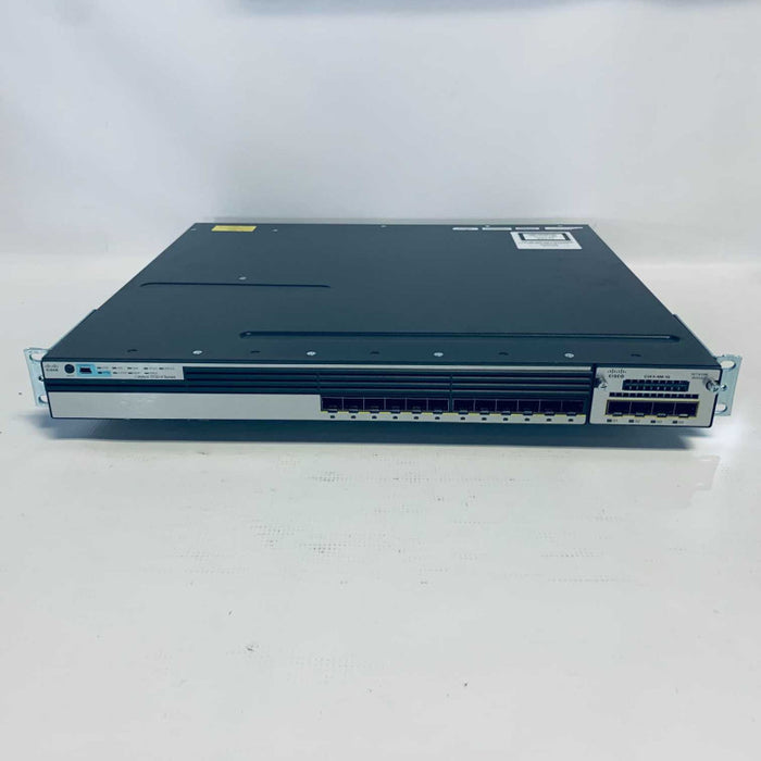 Cisco Catalyst 3750X WS-C3750X-12S-S 12-Port GbE SFP IPBase Managed Switch Q=