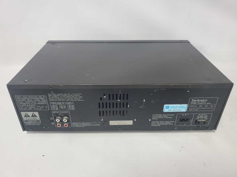 Technics Stereo Cassette Deck RS-TR373 (AS-IS) |