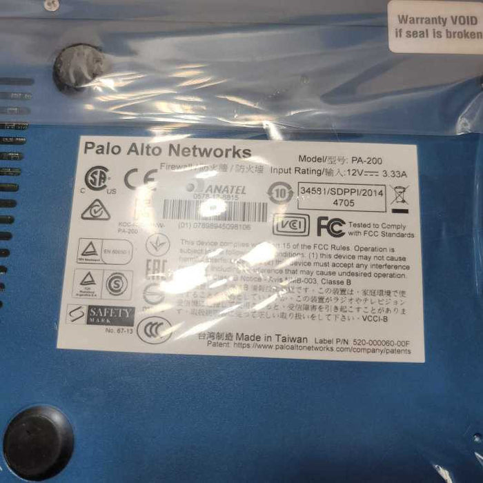 Palo Alto PA-200 4x Gigabit Ethernet RJ-45 100 Firewall |