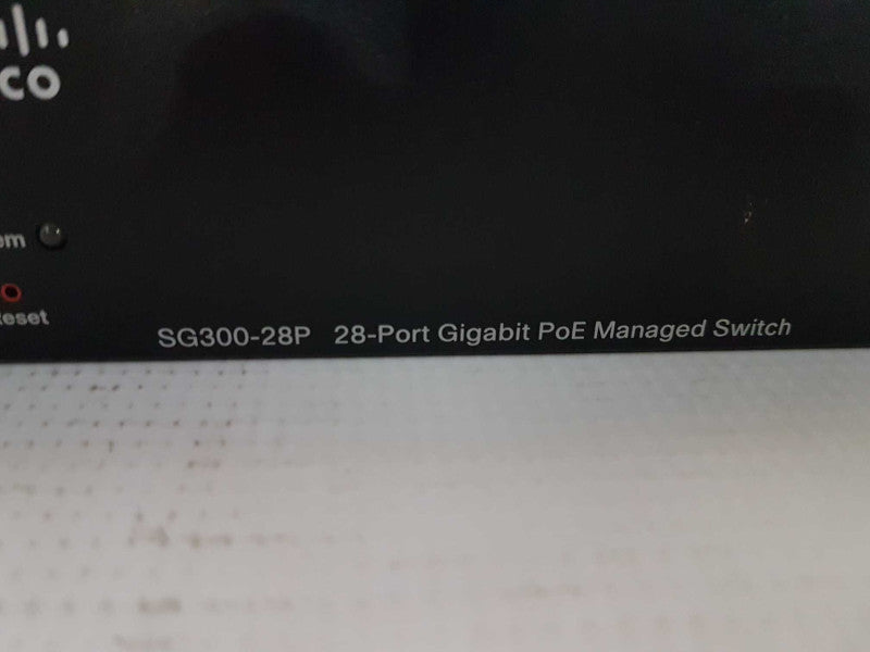 Cisco Small business SG300-28P Managed 28 Port Gigabit Ethernet Switch PoE Q#