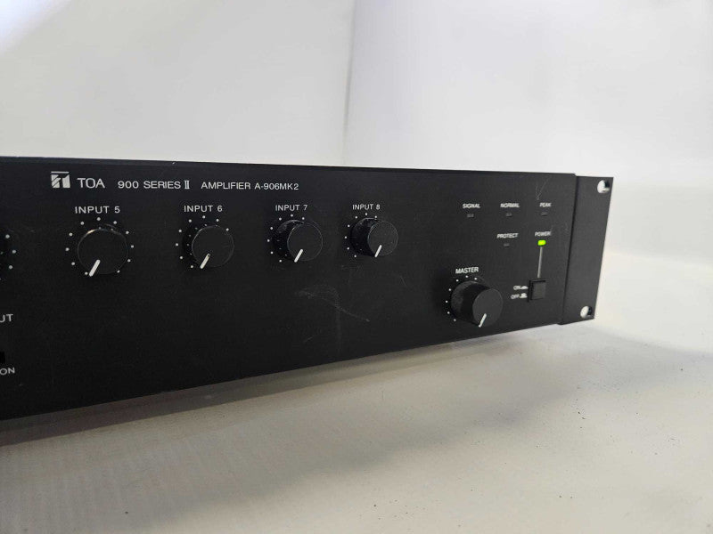 TOA A-906MK2 900 Series II 8-Channel 60-Watt Mixer Power Amplifier )