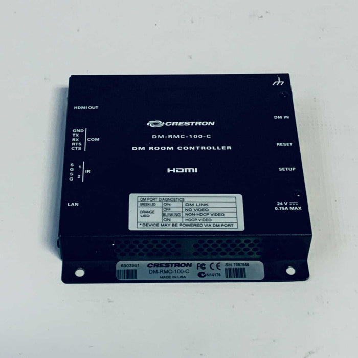 Crestron DM-RMC-100-C Digital Media 8G+ Receiver & Room Controller =