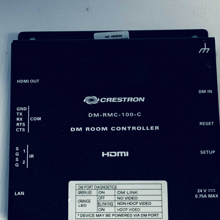 Crestron DM-RMC-100-C Digital Media 8G+ Receiver & Room Controller =