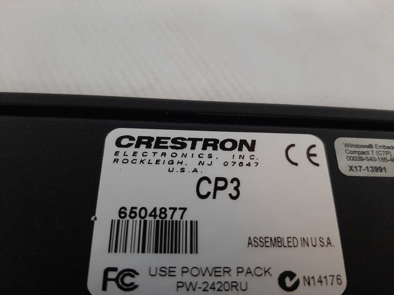 Crestron CP3 3-Series System Processor Controller With Power Supply, SEE Q_