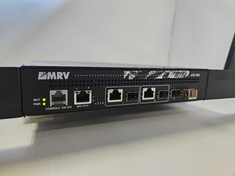 MRV OS-904 Network Switch OS904/AC-1 SFP or RJ45 10/100/1000 BASET )