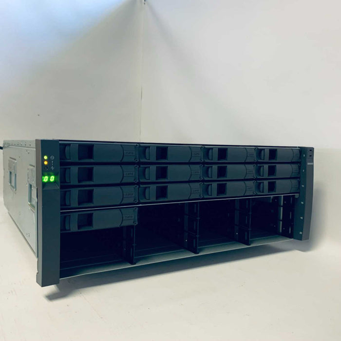 NetApp DS4246 Disk Array Shelf W/ 24x SAS SATA Trays 2x Controllers =